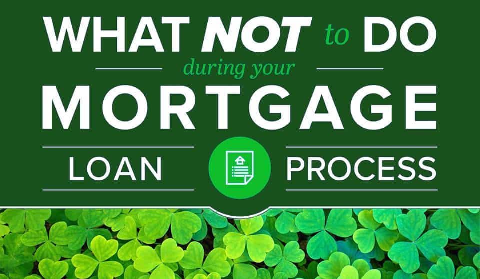 What Not to Do During Your Mortgage Loan Process