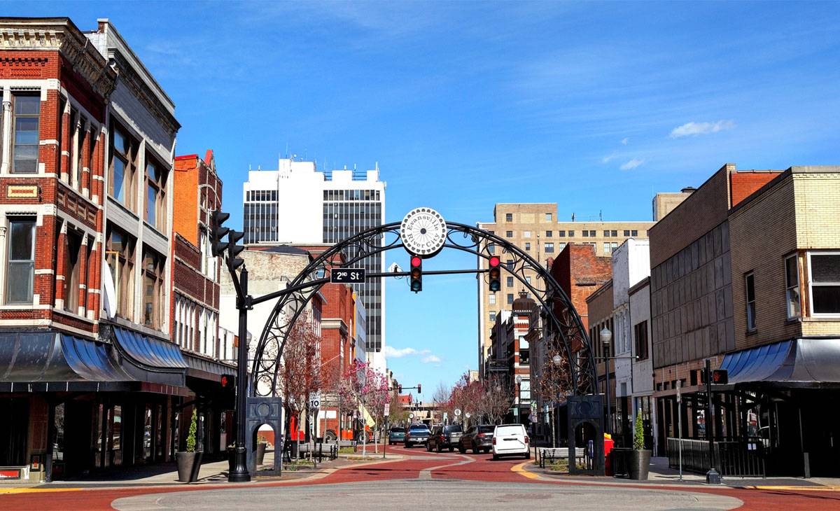 Evansville, IN Downtown District