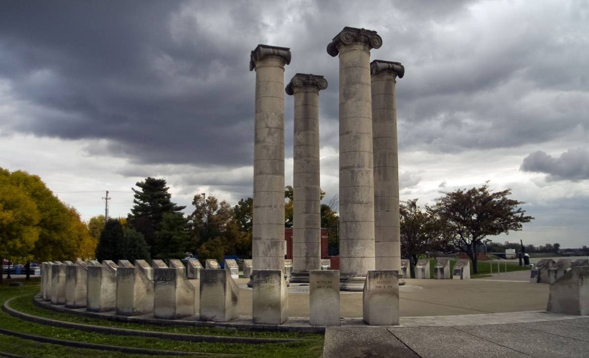 Evansville, IN Four Freedoms Monument