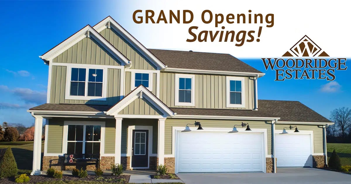 Grand Opening Savings buy now jagoe homes