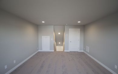 Optional Bonus Room Optional bonus room in the Emory Craftsman floor plan by Jagoe Homes, featuring a spacious layout, built-in storage, and a large window for natural light