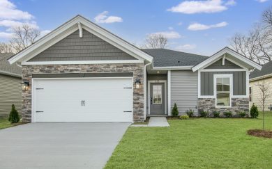 Front Exterior of the Angelico Craftsman floor plan by Jagoe Homes