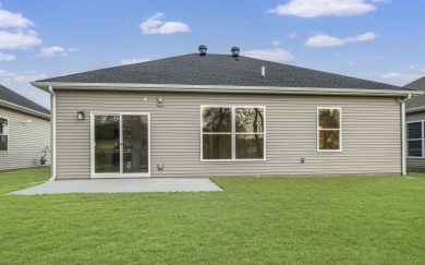 Rear exterior of the Angelico Craftsman floor plan by Jagoe Homes