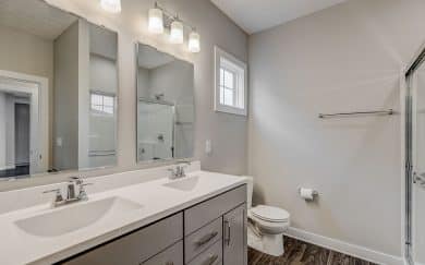 Summit Craftsman - Jagoe Homes Summit Master Bathroom