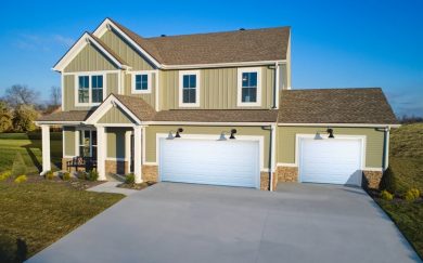 Revolution Farmhouse with 3rd Bay Garage Exterior