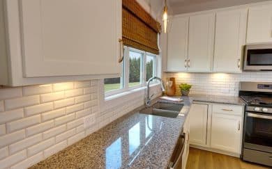 Subway Tile and Granite Coutertops