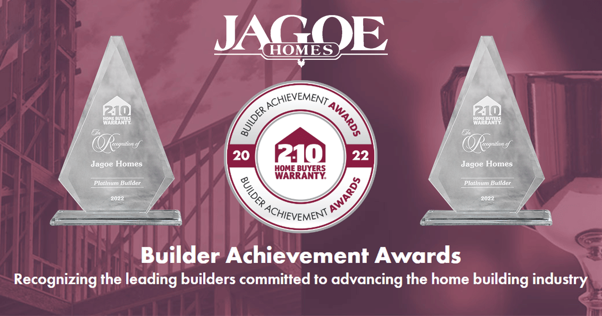 2022 2-10 home buys warranty platinum builder achievement award
