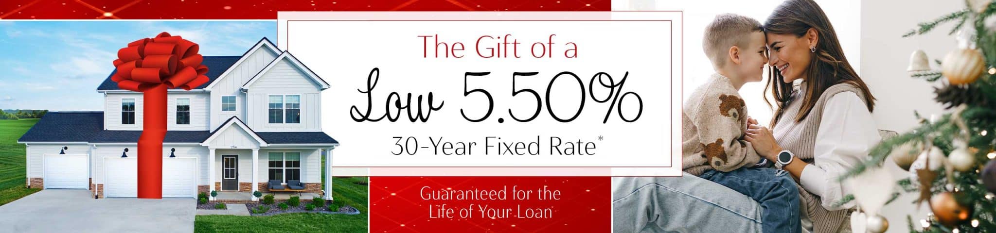The Gift of a Low 5.50% 30-Year Fixed Rate - Guaranteed for the life of your loan