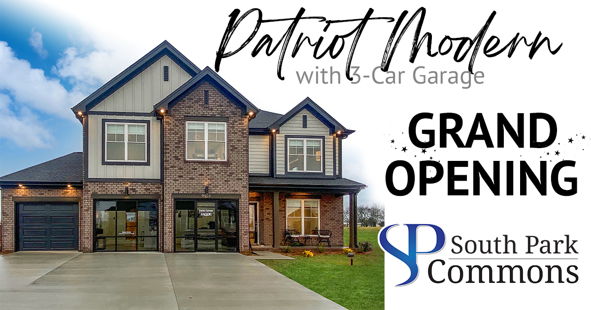 south park commons model home grand opening patriot modern bowling green kentucky