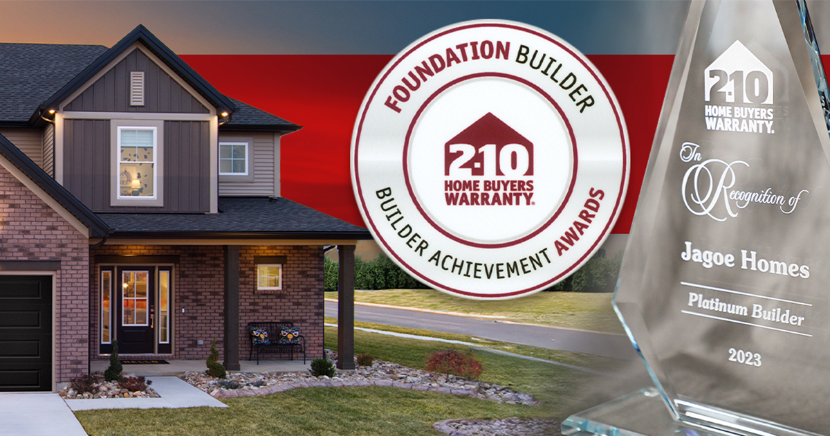 2-10 home buyers warranty platinum builder achievement award 2023