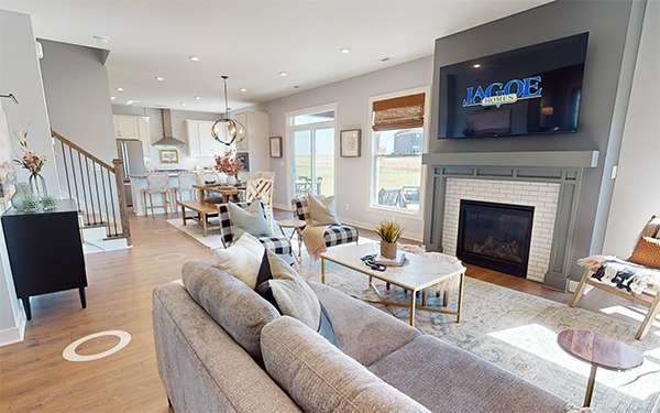 Stylish Living Room by Jagoe Home in Griffith Patriot, Cumberland