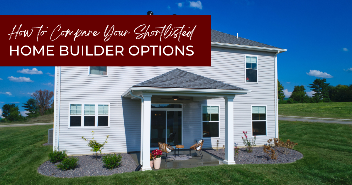 How to Compare Your Shortlisted Home Builder Options - back patio Featured Image