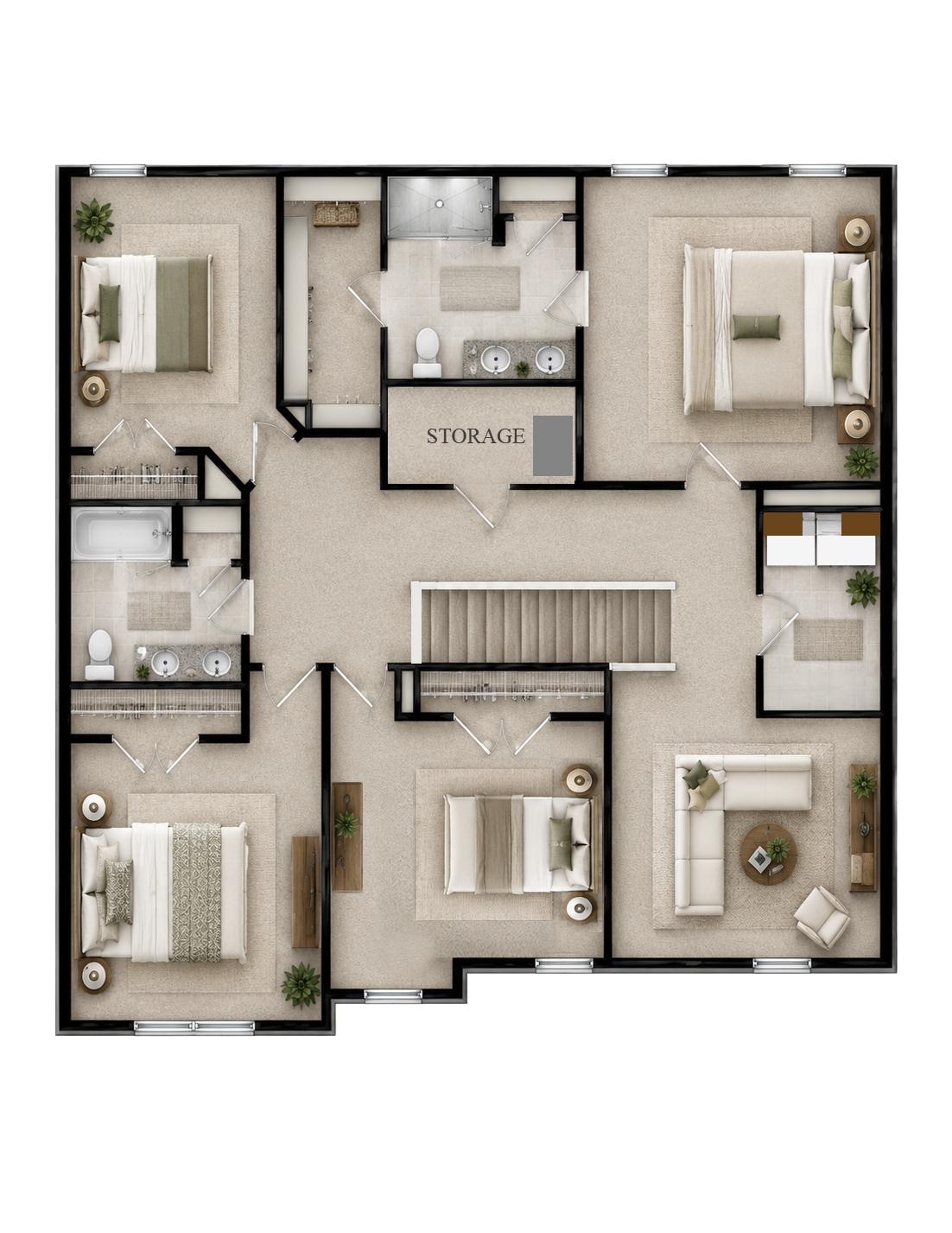 45 MDP Second Floor Floorplanrevolution craftsman meadows dove point alvaton kentucky