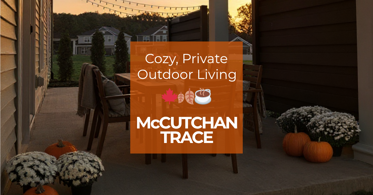 cozy private outdoor living mccutchan trace evansville indiana move in ready homes