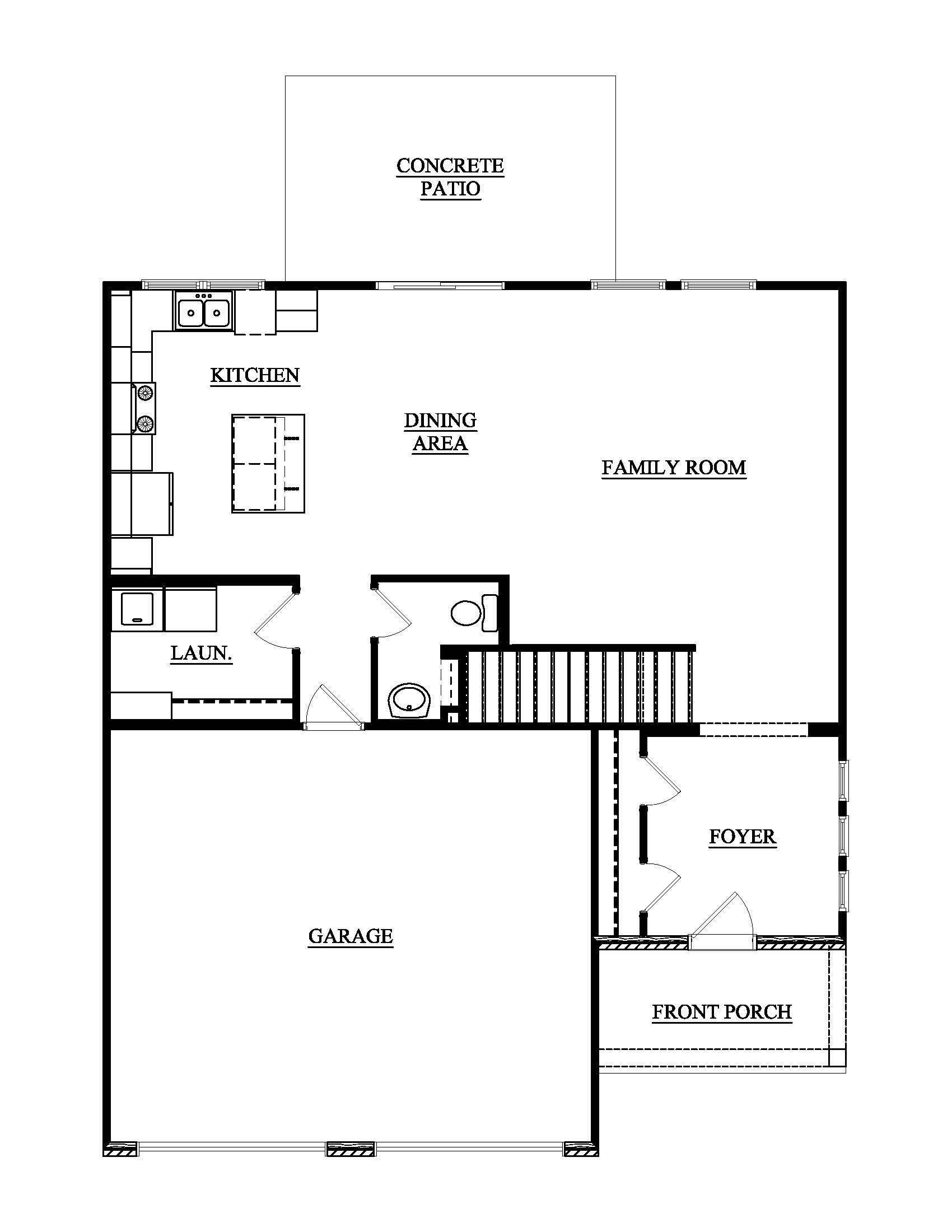 196 MCT 1st Story Floorplancumberland modern mccutchan trace evansville indiana