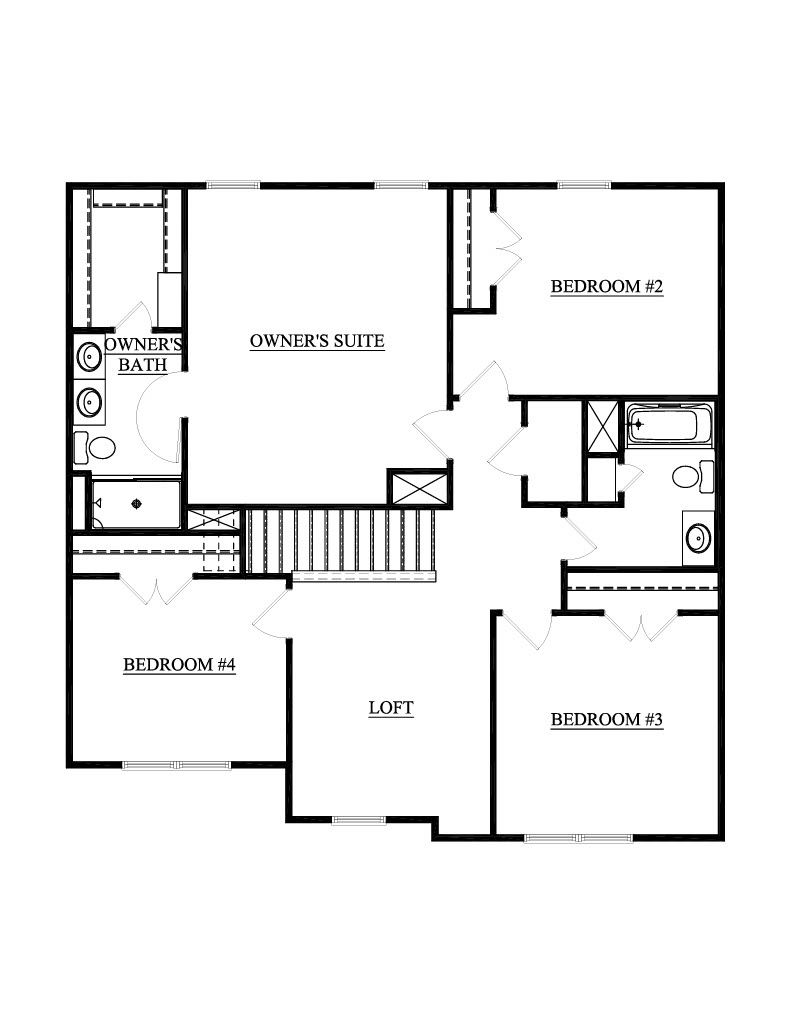 156 GDP 2nd Story Floorplancumberland modern grove dove point alvaton kentucky