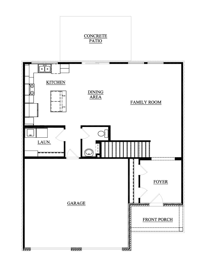 291 MH 1st Story Floorplancumberland modern magnolia hills bowling green kentucky