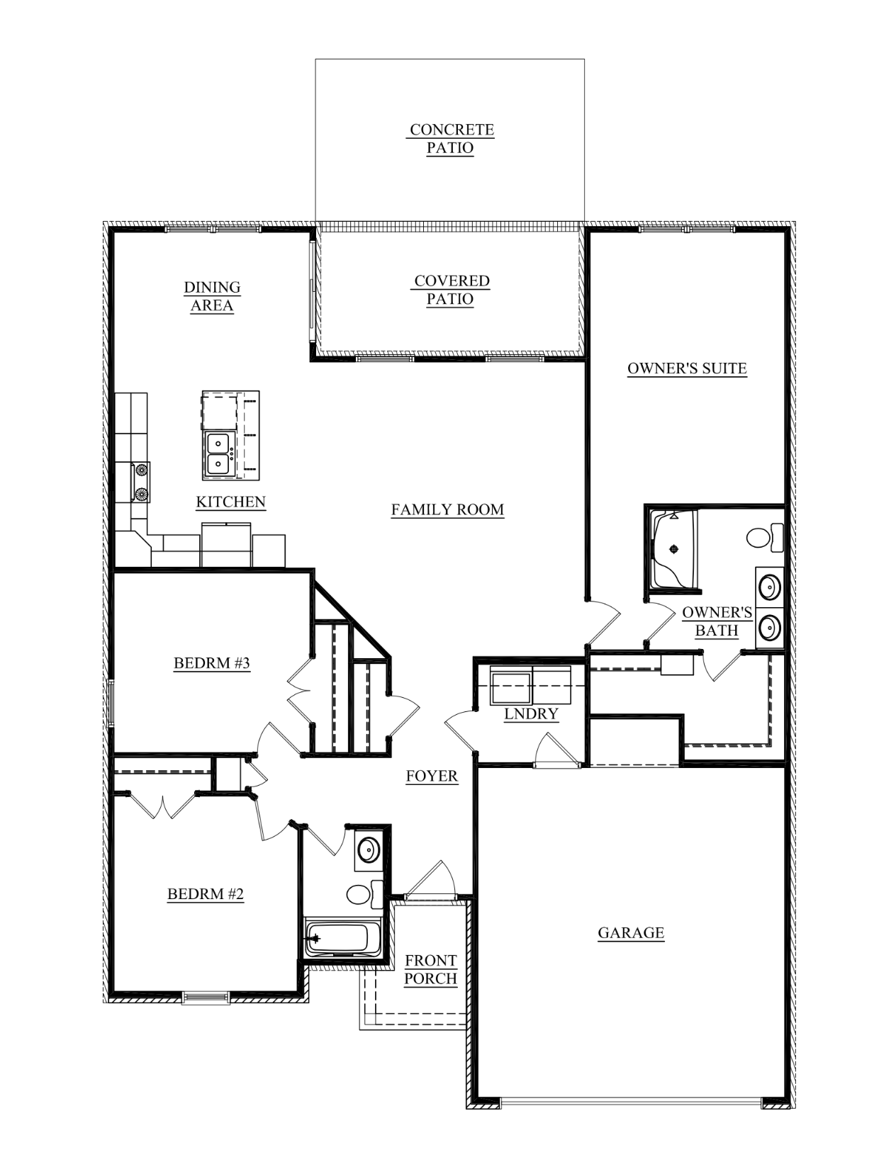 166 ASPC 1st Story Floorplansummit craftsman acadia south park commons bowling green kentucky