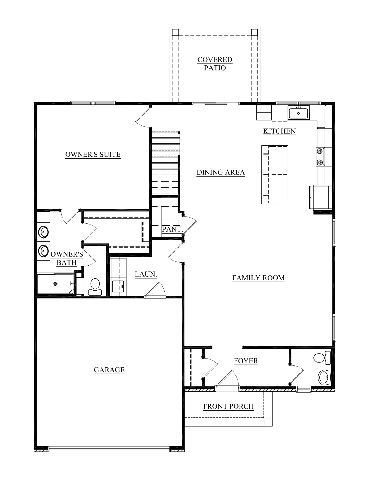 38 HBP 1st Story Floorplannational craftsman highlands bentley point henderson kentucky