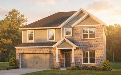12 TEHS Exterior Rendering Early Morning revolution craftsman enclave heatherstone owensboro kentucky