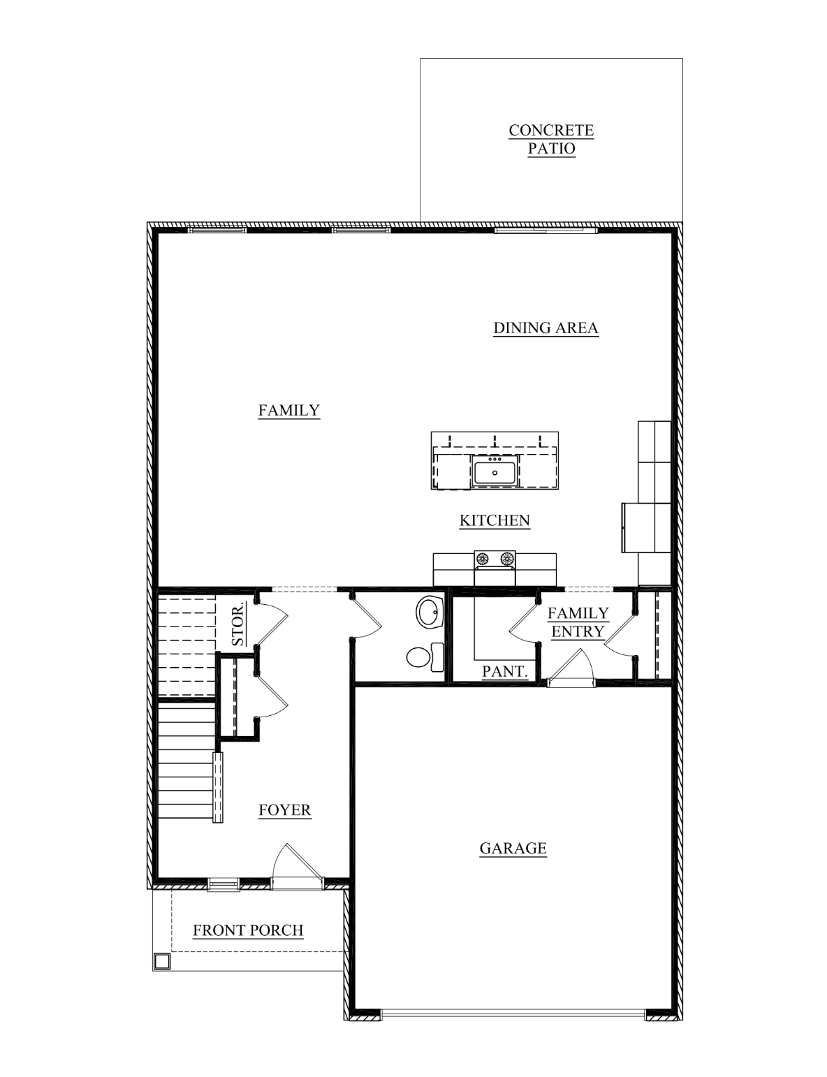 156 MH 1st Story Floorplanmorgan craftsman magnolia hills bowling green kentucky