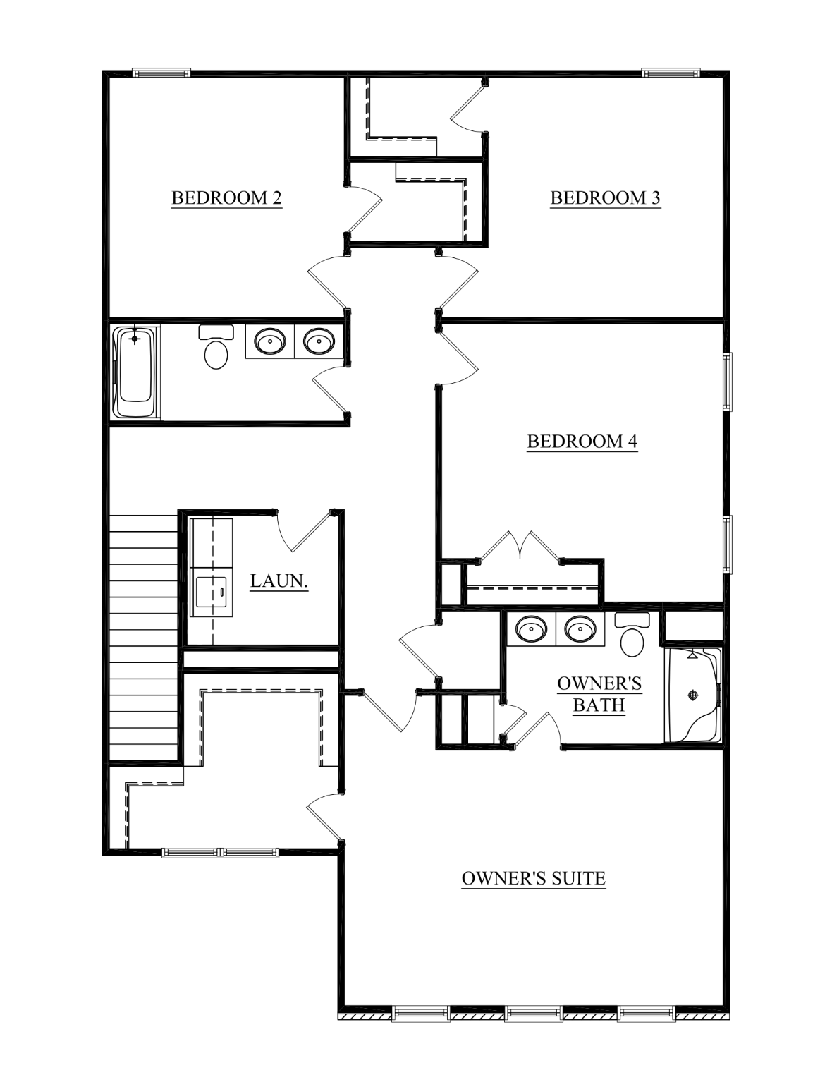 156 MH 2nd Story Floorplanmorgan craftsman magnolia hills bowling green kentucky