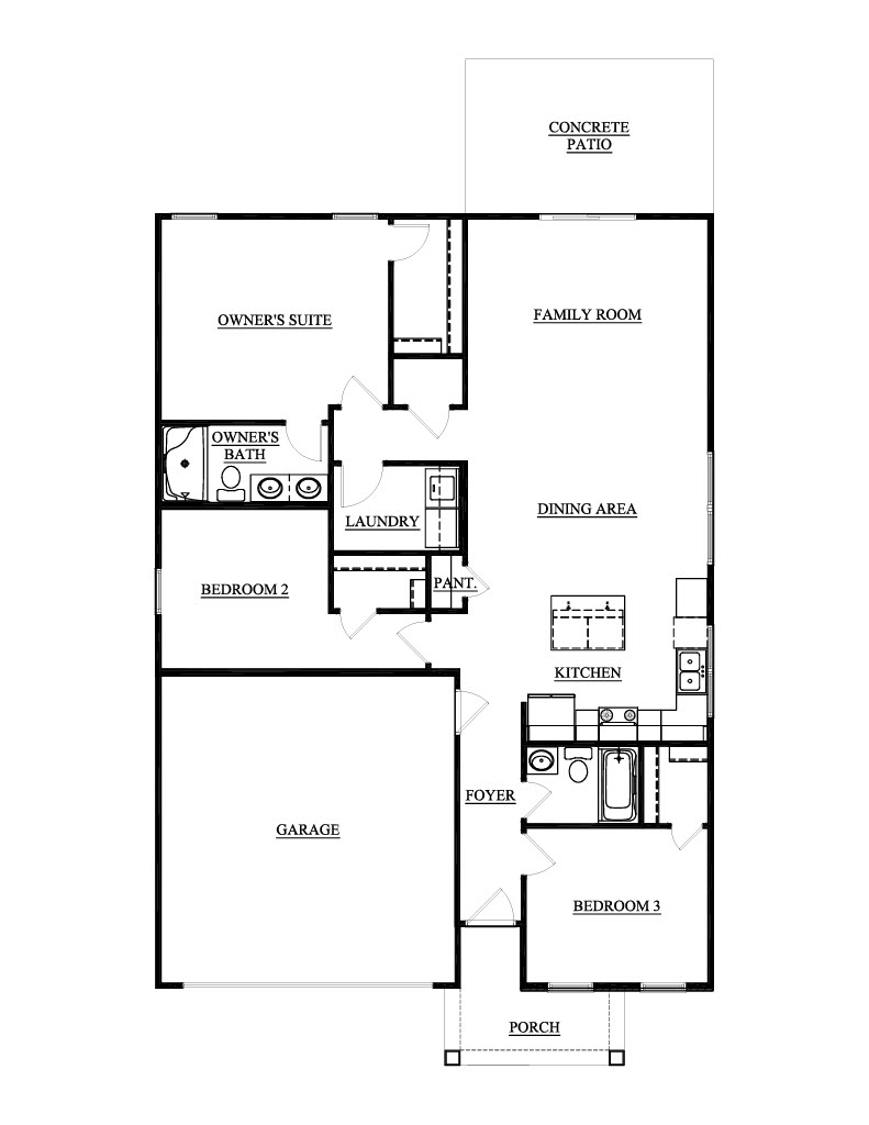 197 TCHS 1st Story Floorplanleonardo craftsman cove heatherstone owensboro kentucky