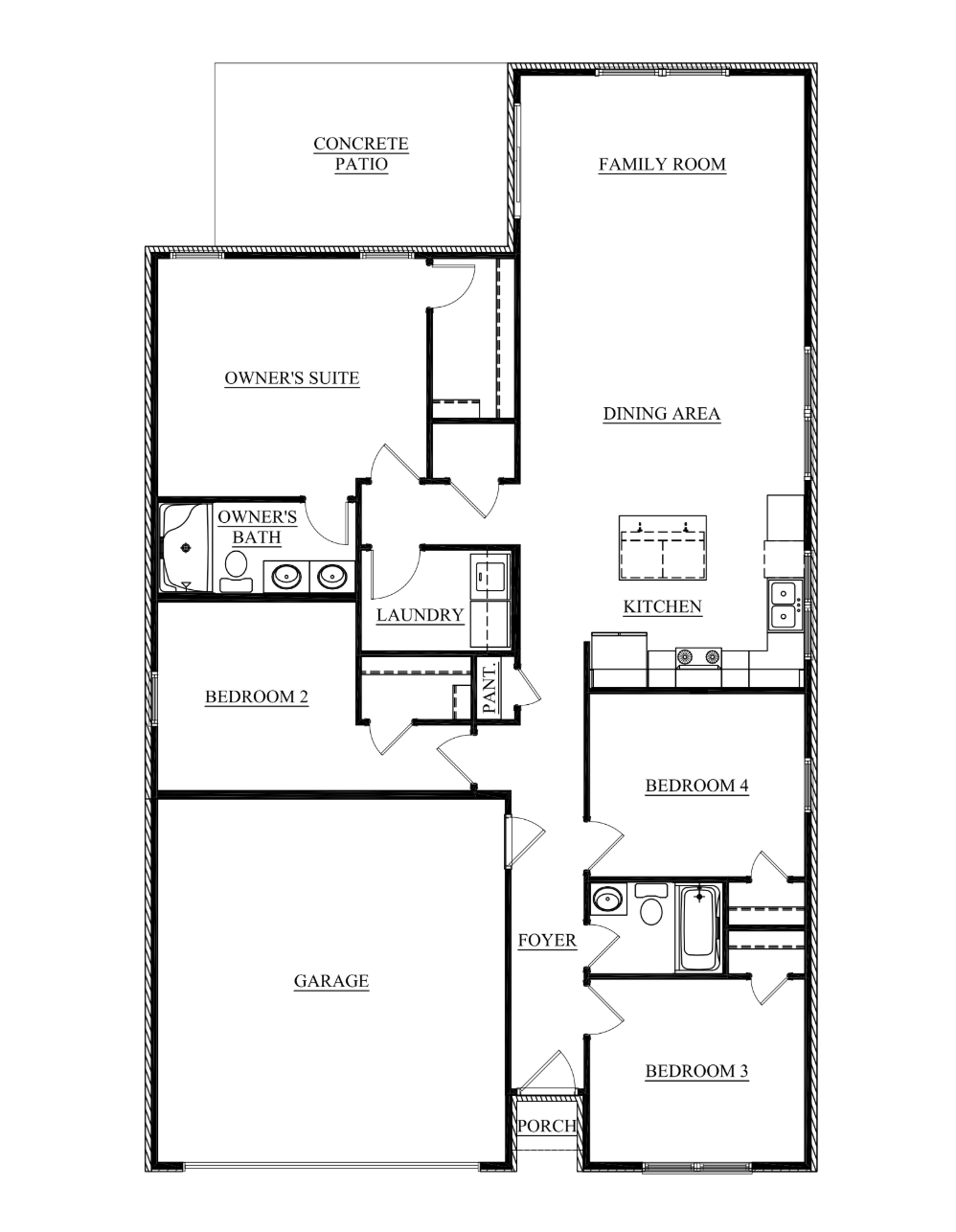 288 MH 1st Story Floorplanmonet craftsman magnolia hills bowling green kentucky