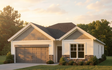288 MH Exterior Rendering Early Morning monet craftsman magnolia hills bowling green kentucky