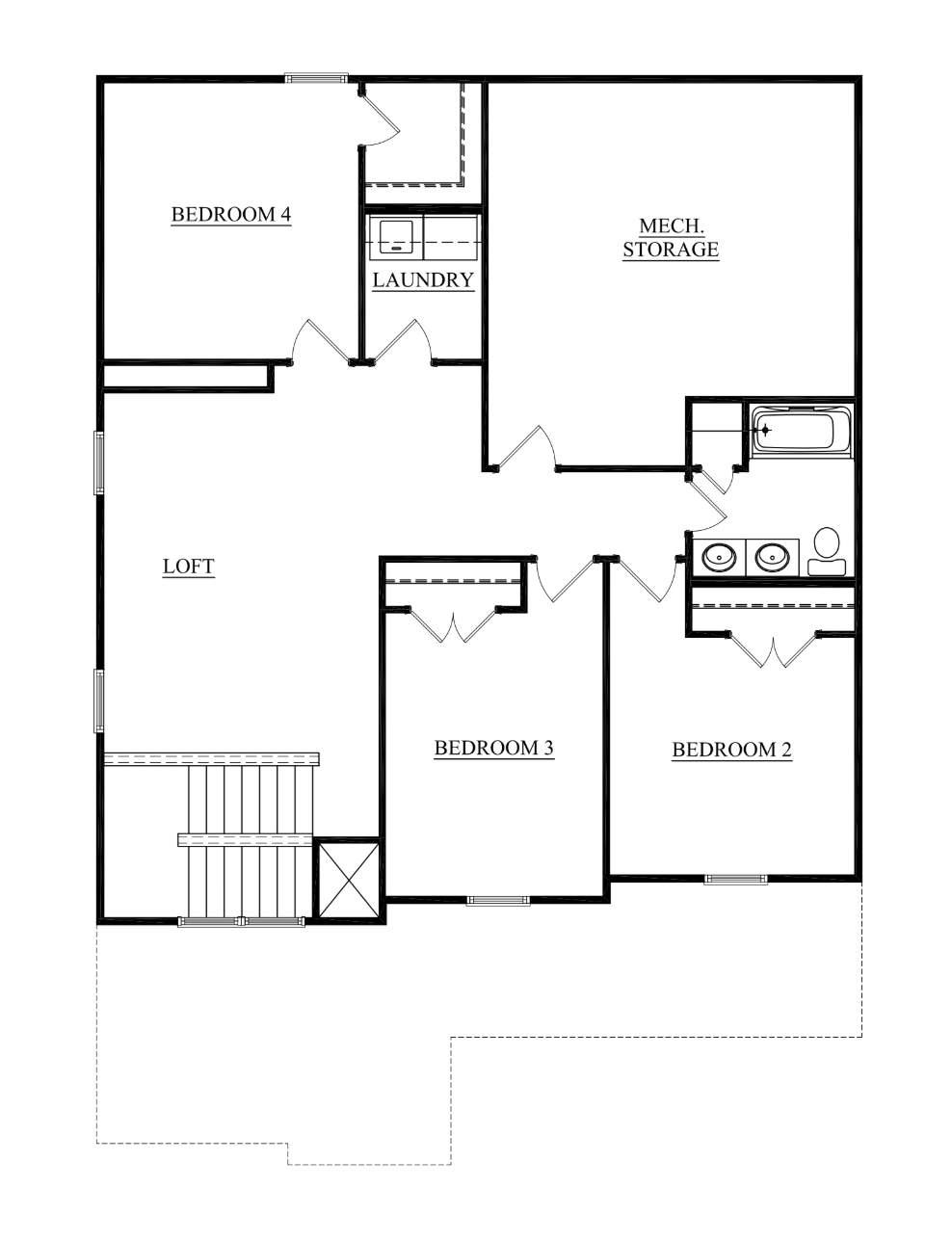 99 PW 2nd Story Floorplanlexington craftsman pebble wood owensboro kentucky