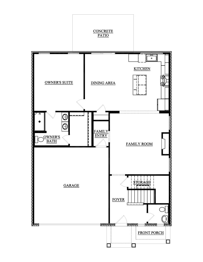 227 CSF 1st Story Floorplanlexington craftsman cloverfield stagner farms bowling green kentucky