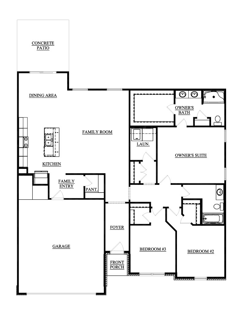 128 PW 1st Story Floorplanteton craftsman pebble wood owensboro kentucky