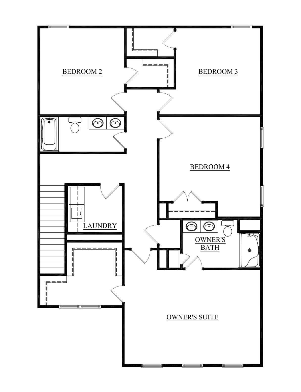 247 MH 2nd Story Floorplanmorgan craftsman magnolia hills bowling green kentucky