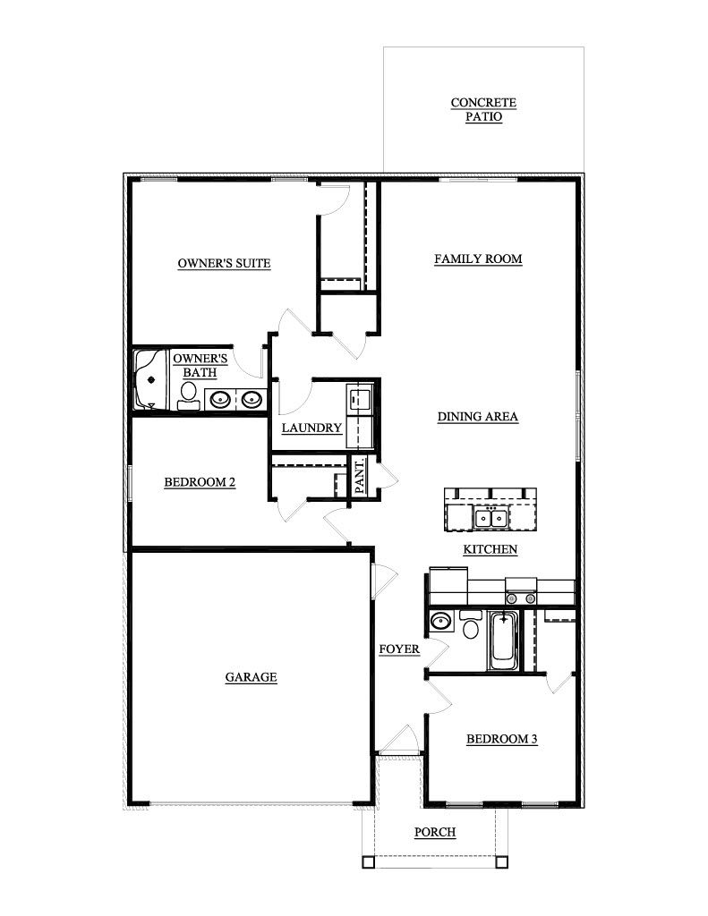 267 MH 1st Story Floorplanleonardo craftsman blevins farm bowling green kentucky