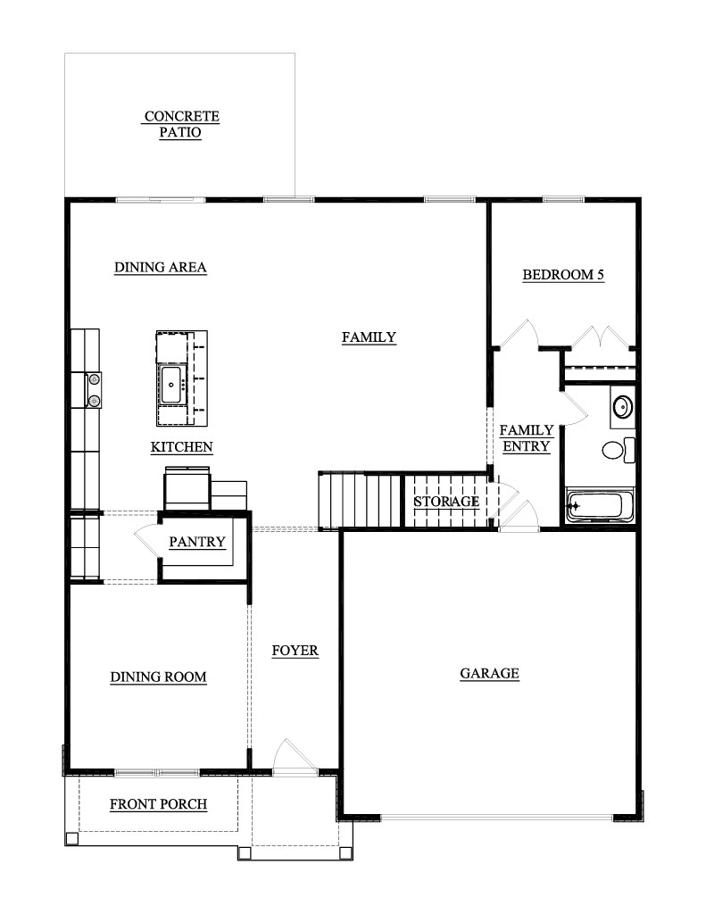 94 TEHS 1st Story Floorplanrevolution farmhouse enclave heatherstone owensboro kentucky