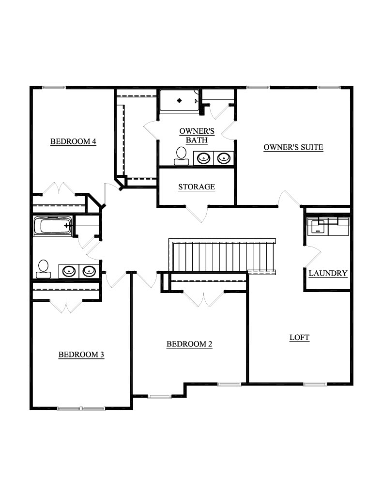 94 TEHS 2nd Story Floorplanrevolution farmhouse enclave heatherstone owensboro kentucky