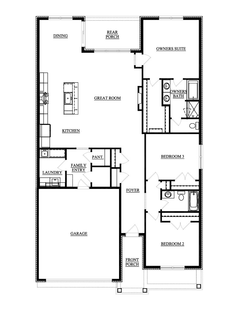 38 IW 1st Story Floorplangeorgia craftsman ironwood newburgh indiana